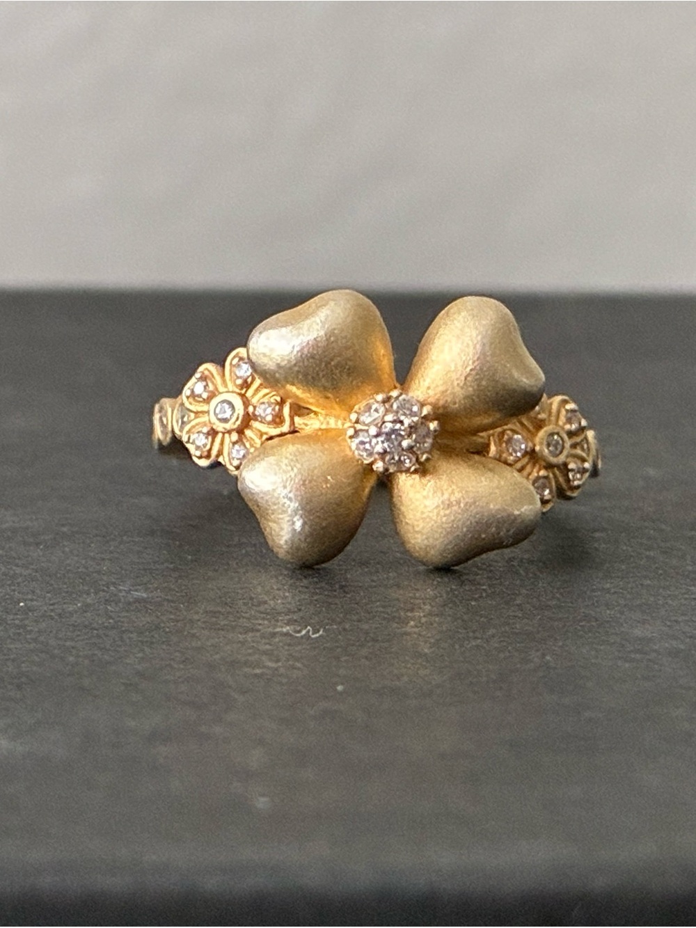 Freida Rothman HARMONY FLORAL COCKTAIL RING Sz 7